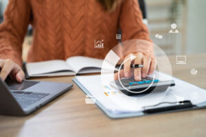 financial planning with calculator and laptop in o 2026 09 21 13 55 09 utc
